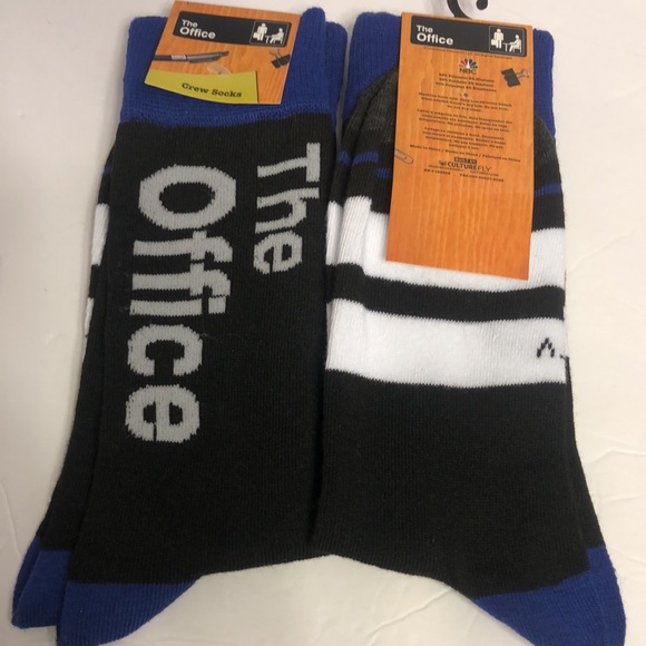 The Office Crew Socks lot of 2 Mens - Picture 2 of 4